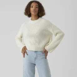 Pull over manches longues vmsayla en maille Femme VERO MODA