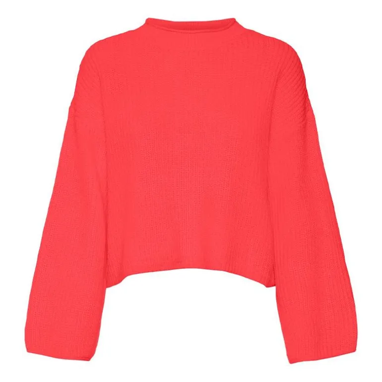 Pull over manches longues vmsayla en maille Femme VERO MODA