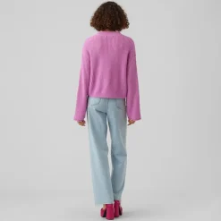 Pull over manches longues vmsayla en maille Femme VERO MODA