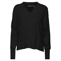 Pull over manches longues col V Femme VERO MODA