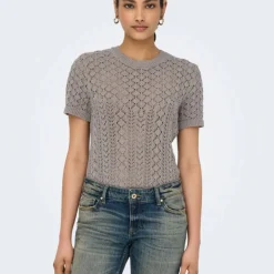 Pull saga brodé sunlight regular Femme ONLY