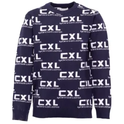 Pull uni manches longues col rond imprimé logo Garçon CXL BY CHRISTIAN LACROIX