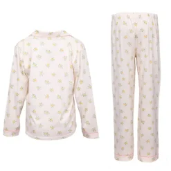 Pyjama fleuri poche brodée Femme LULU CASTAGNETTE