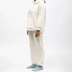 Pyjama polaire à capuche avec broderie Femme LULU CASTAGNETTE