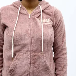 Pyjama polaire à capuche zippé Femme LULU CASTAGNETTE