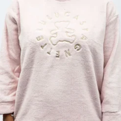 Pyjama polaire doux col rond pantalon regular Femme LULU CASTAGNETTE