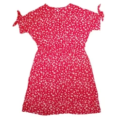 Robe à boutons fleurie Fille Enfant DEELUXE 74