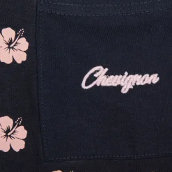 Robe à bretelles à fleurs boutons devant Enfant CHEVIGNON