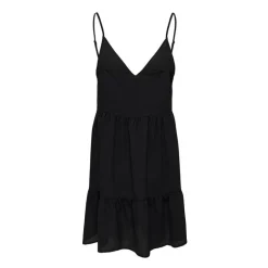 Robe à bretelles courte noir fluide Femme ONLY