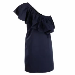 Robe asymétrique courte de cocktail avec grand volant Femme TOMMY HILFIGER