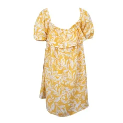 Robe bicolore courte col élastique bleu Rociel manches courtes Femme LA PETITE ETOILE