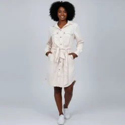 Robe chemise divisa Femme PLEASE