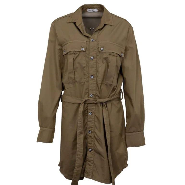 Robe chemise divisa Femme PLEASE