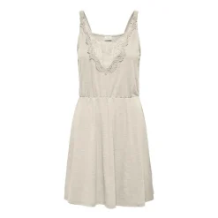 Robe cintrée à la taille avec décolleté à dentelle Femme JDY