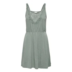 Robe cintrée à la taille avec décolleté à dentelle Femme JDY