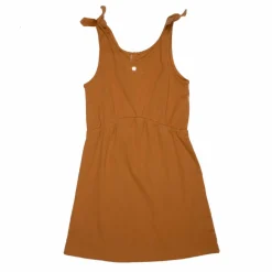 Robe courte à bretelles nouées en coton effet côtelé 8-16 ans Enfant DEELUXE 74