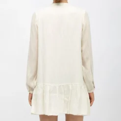 Robe courte à rayures roselia col V Femme LA PETITE ETOILE