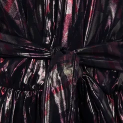 Robe courte brillante madisson lurex à nouer Femme HOLLY AND JOEY