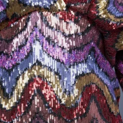 Robe courte loly à sequins col v Femme HOLLY AND JOEY