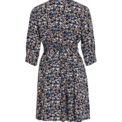 Robe courte manches 3/4 imprimée floral Femme VILA