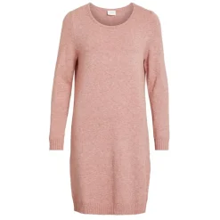 Robe courte manches longues en fine maille Femme VILA