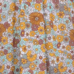 Robe courte marty décolletée fleuri à nouer Femme ANTIK BATIK