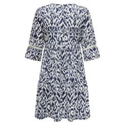 Robe courte motif imprimée manches 3/4 Femme JDY