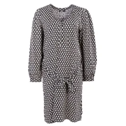 Robe dayia imprimé graphique noir et blanc Femme DEELUXE 74