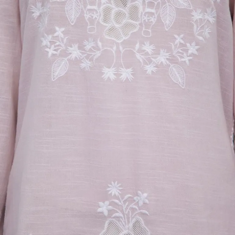 Robe d'été courte avec broderie vana1Femme ANTIK BATIK