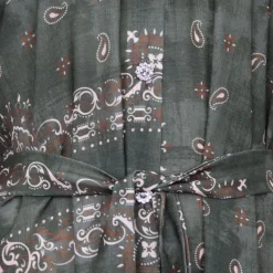 Robe Fabuleuse avec boutons argentés imprimé bandana Femme HOLLY AND JOEY