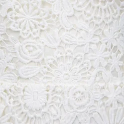 Robe ivoire mi longue dentelle Rinesa dos nu Femme LA PETITE ETOILE