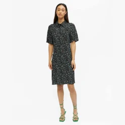 Robe Janni chemise à petites fleurs Femme OBJECT