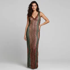 Robe laly transparente col v plongeant Femme HOLLY AND JOEY