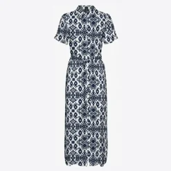 Robe longue avec imprimé éthnique à nouer Femme VERO MODA