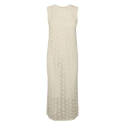 Robe longue brodée Verena sans manches Femme VERO MODA