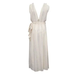 Robe longue coton portefeuille liseré brillant Femme ANTIK BATIK