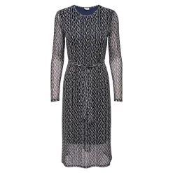 Robe longue décontractée manches longues col rond Elsa sky captain Femme JDY