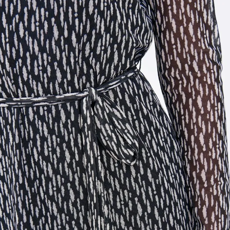 Robe longue décontractée manches longues col rond Elsa sky captain Femme JDY