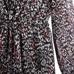 Robe longue halona imprimée ethnique grise Femme DEELUXE 74