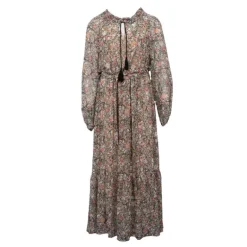 Robe longue multicolor fleurie bohème Femme PLEASE