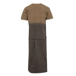 Robe longue t-shirt coton alicia à rayures Femme JOSEPH 'IN