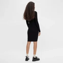 Robe manches longues col V OBJAE THESS Femme OBJECT