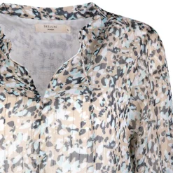 Robe manches longues imprimée léopard Femme DEELUXE 74