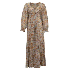 Robe marty fleurie col V à drapé Femme ANTIK BATIK