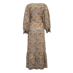 Robe marty fleurie col V à drapé Femme ANTIK BATIK