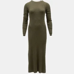 Robe maxi maille torsadée col rond Femme BILL TORNADE