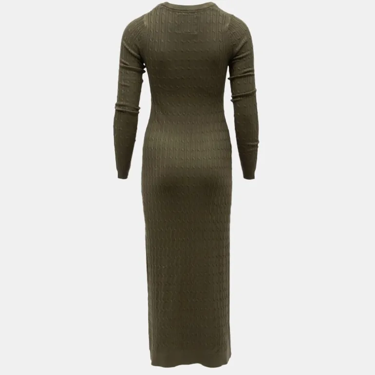 Robe maxi maille torsadée col rond Femme BILL TORNADE