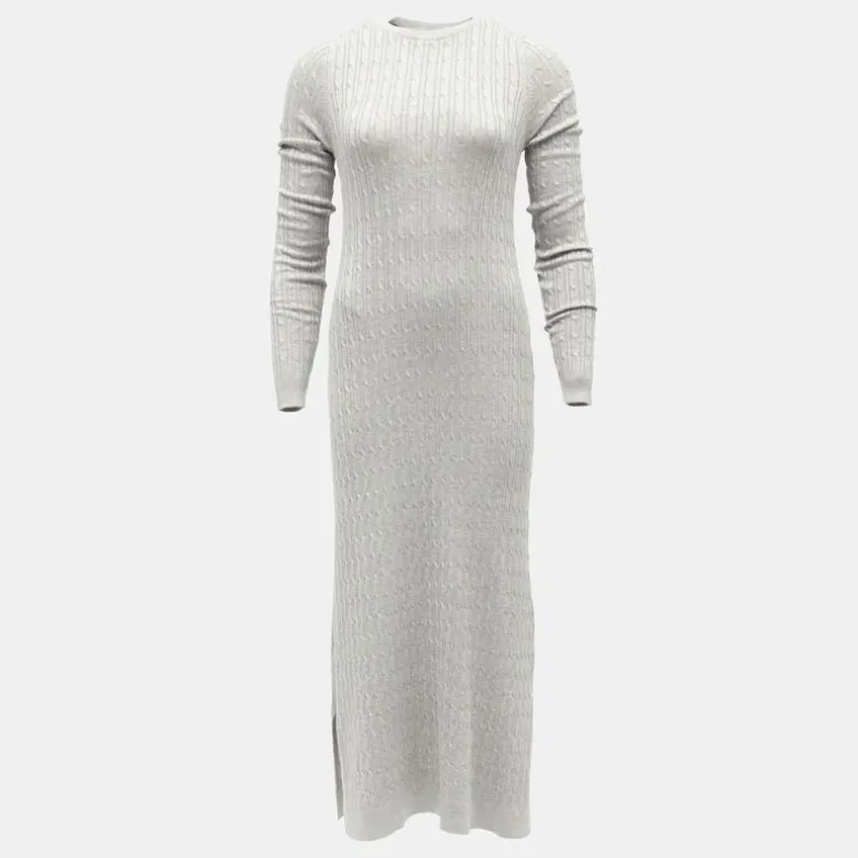 Robe maxi maille torsadée col rond Femme BILL TORNADE