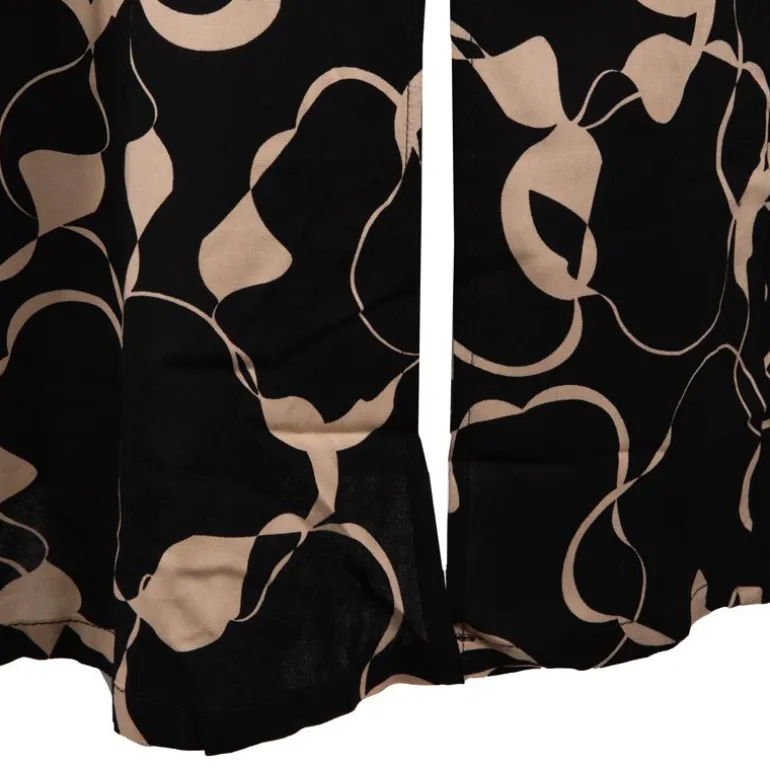 Robe mi longue à bretelles imprimé avec fente Femme VERO MODA