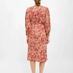 Robe mi longue motif cachemire rokia avec fente Femme LA PETITE ETOILE